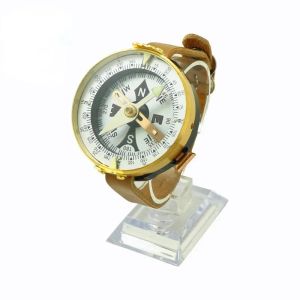 Compass ao ar livre de alta qualidade relógio de punho Montanhista à prova d'água com bússola luminosa Ferramentas de sobrevivência portátil