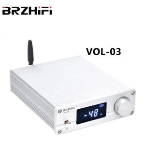 Amplifier BRZHIFI VOL03 Preamplifier Bluetooth 5.0 QCC3008 Support SBC AAC APTX HiFi Digital Audio Amp For Power Amplifier Active Speakers