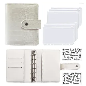 Budget Planner Cash Envelope Savings Money 6 Holes Binder For Financial Management Loose-leaf Notebook Housing