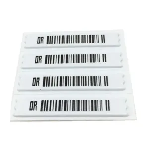 System 5000pcs/lot EAS Gate Sensor Retail Security 58khz AM Supermarket Antitheft DR Label AM 58khz Soft Label Sticker