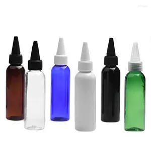 収納ボトル50pcs 60mlローションコスメチックキャップペットペットペットボトル2オンスシャンプー空の香水メイクアップ可能