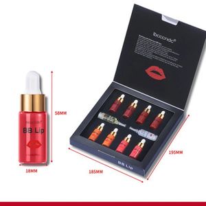 Microneedle Lip Gloss Conjunto BB Lips Serum Pigmentos orgânicos suporta Hidratação e Regeneração do Desenvolvimento de Coras