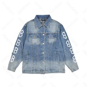 Designer Mens Denim Jacket Mulher casual Jackets Loose