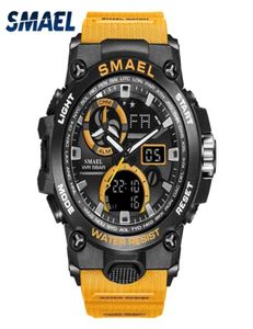 Sport Watch Men Smael Toy Mens Watch Army S Shock 50 м. Водонепроницаемые наручные часы 8011 модные мужчины смотрят Sport 2205252090438