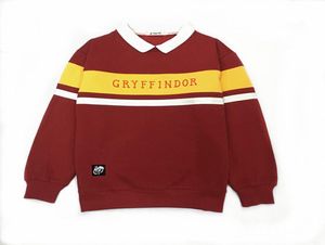 ファッション - フーディーズ5色の文字印刷物ravenclaw hufflepuff slytherin刺繍oネックスウェットシャツpullover3154558