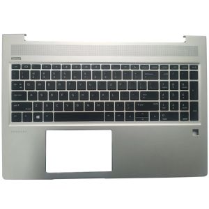 Kort Nytt bärbara datortangentbord för HP Probook 15 450 G6 455 G6 455R G6 450 G7 455 G7 455R G7 US / With Palmrest Cover No Backlight