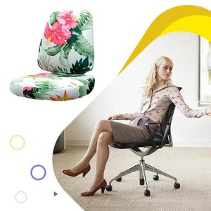 Chair Covers Spandex Office Computer Cover - Delicate Feel Thickened Fabric Making Widely Applicable