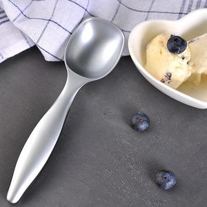 Tea Scoops 1PC Ice Cream Stapel kreative Küchengadget Zinklegierung Graben Ball Spoon Dessert für Heimrestaurant