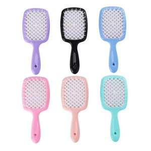 Tangled Hair Comb Detangling Hair Brush Large Plate Massage Combs Hollow Out Hair Brushes Barber Comb Salon Hair Styling Tools