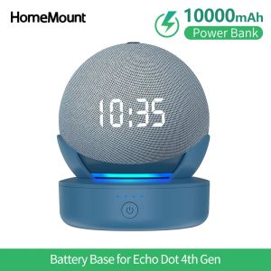 Aksesuarlar 10000mAh Taşınabilir Pil Base, Alexa Hoparlör Stand Tutucu için 4. Gen Şarj Edilebilir Güç Bankası