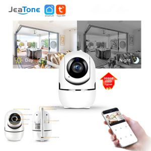 Monitore Jeatone 1080p Babypitur WiFi Tuya Home Security Protection 2,0MP Netzwerk -CCTV -Kamera mit Twoway Audio Surveillance System