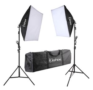 PO STUDIO SET 2 POGRAFI CONTIDUUELL SOFT LIGHTING BOX STAND PO UTRUSTNING Lätt kit Folding Reflektor4216331