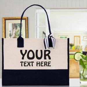 Wrap regalo personalizzato in tela iniziale tote boag dridesmaids regali personalizzati borse da shopping monogrammate team bride holiday compleanno