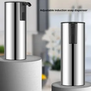 Liquid Soap Dispenser Automatic Dispensers Bathroom Smart Washing Hand Machine Waterproof Stainless Steel Sensor Sprayer 4 Modes Diffuser