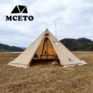 Upgraded 5M Oversized Pyramid Tent With Snow Skirt With Chimney Jacket Outdoor Camping Tent Hiking Awnings Shelter Teepee Tipi 240327