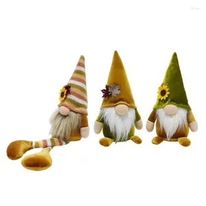 Party Decoration Gnome Plush Decorations Spring Summer Sunflowers Decor Handmade Facelesses Ornaments Festival Home Decors