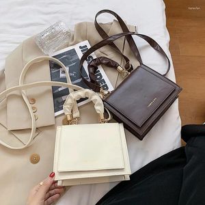 Bolsas de ombro mini quadrado pequeno para mulheres designer de mão PU Saco de couro Trabalho Escritório Lady Tote Bolsa