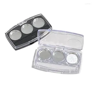 Garrafas de armazenamento 3 grades Paleta de sombras vazias Paleta