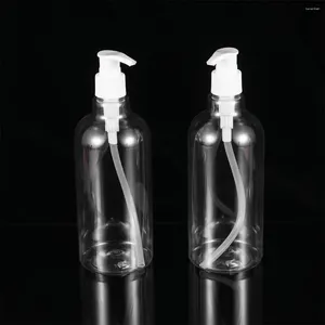 Lagringsflaskor 4 datorer Travelstorlek Schampo och balsam Dispenser Clear Soap Mist Spray Bottle Bottle