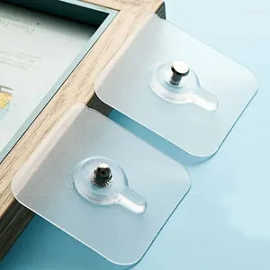 Ganci 10/20/30pcs Adesivi adesivi a vite trasparenti per unghie per auto -parete con un chiodo per disegno per disegno un chiodo da disegno bagno