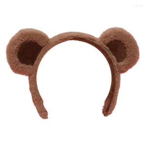 Party Supplies Lolita Plush Hair Hoop Animal Bear Ears huvudkläder päls pannband Söt huvudstycke Anime Fancy Dress Cosplay Accessories