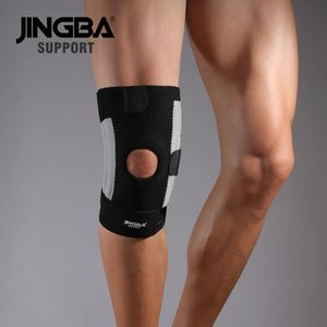 Jingbaサポート調整可能な膝パッドアウトドアスポーツバレーボール膝ブレースサポートベルトバスケットボールフィットネス膝プロテクターRodiller 240323