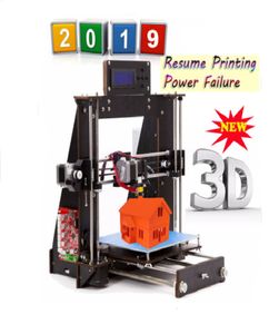 CTC 3DプリンターPrusa i3 Reprap MK8 DIYキットMK2AヒートベッドLCDコントローラーCTC履歴書障害印刷1022979