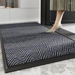 Tappeti tappetini per porte in gomma per esterno interno impermeabile antiurrotto anti -slip pavimento tappeti tappeti tappeti portiere grigio