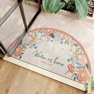 Teppiche modernes minimalistisches Blütenmuster können in die Türmatten im Freien geschnitten werden