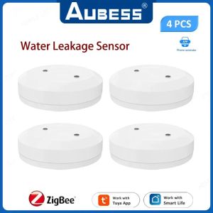 Detektor ZigBee Leckage Sensor App Remote Überwachung Wasser Immersion Sensor Szene Verknüpfung Langer Akkulaufleben Wassersensor Tuya Smart Home
