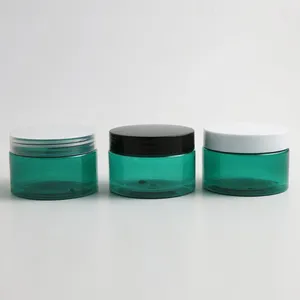 Storage Bottles 24 X 120g Empty Deep Blue Cosmetic Cream Containers Jars 120cc 120ml For Cosmetics Packaging Plastic Cap