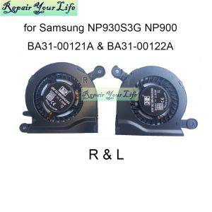 PADS Notebook Cooling Fan Cooler Radiator för Samsung NP900X3C 900X3D 900X3E 900X3F 900X3G 900X3C NP930S3G BA3100121A KDB0505HC BJ98