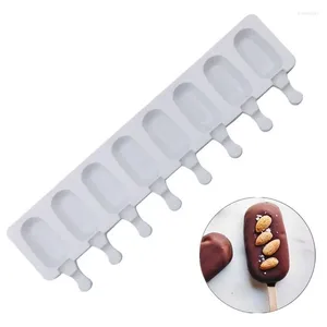 Pişirme Kalıp Mutfak Araçları Silikon Popsicle Kalıp DIY Kek Tatlı Jöle Puding Dondurma Küp Tepsisi Bakeware Pan Dekor Aksesuarları