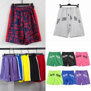 2024Mens Palms Shorts Womens Angel Designers Shorts Pants Letter Printing Strip Webbing Casual Five-Point Clothes Summer Beach Clothing Blue Geen Beach Pants