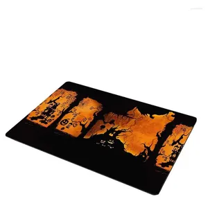 Bath Mats Halloween Pumpkin Doormat Outdoor Front Door Mat For Decoration Welcome