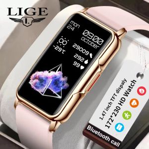 Klockor för Android iOS Smart Armband Women Smartwatch Men Heart Rate Blood Oxygen Waterproof Sport Smart Band Watch for Ladies +Gift