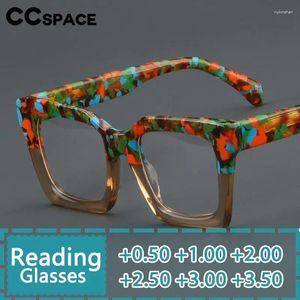 Occhiali da sole R56909 occhiali da lettura acetato Brandon ZVFP0306 Ladies Retro Square Optical Prescription Presbyopia Eyewear 1.00 2.00