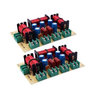 Amplificador 2pcs 4 vias alto -falante Treble Alto Bass Frequency Divisher Home Theater HiFi Stndoo Circuit Circuit Audio Crossover Filters