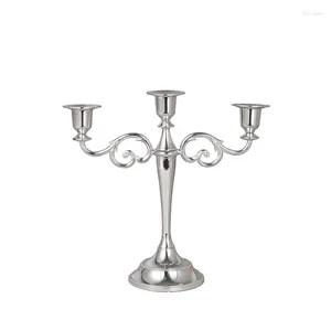 Titulares de vela American Retro Bolden Solder Vintage Metal Iron Living Room de luxo Tabela de jantar Porta Veta Veta Decoração