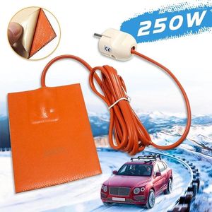 Carpets 220V Car Engine Oil Pan Sump Tank Heater Pad 250W Silicone Heating Wear Protect With EU Plug 9x13cm