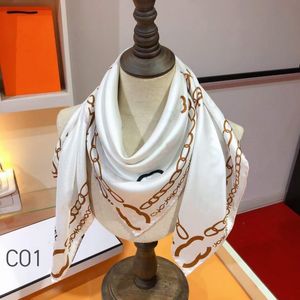 Classic Scarf for Women designer print silk scarf elegant lady scarf size 90x90cm recommended for outdoor travel