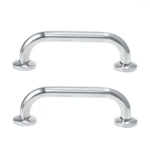 Bath Mats Stainless Steel Handle Bathtub Non-skid Handrail Bathroom Safety Thickened Toilet Non-slip Handles Elderly Handrails