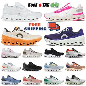 Novo 2024 Fashion Running Shoes Running Clouds Athletic Sneakers CloudMonster Mens Womens Runners White Pink Cloudstratus Frete grátis Sapato ao ar livre Dhgate Cloud