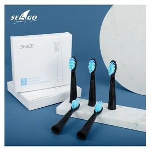 Электрические замены Seago Electric Brush Heads Sonic зубной щетки Care 899 Set 4 головы для SG910 SG507 SG958 SG515 SG949 SG575 240403