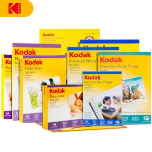 Papier 270GSM Kodak Photo Paper A4 6 Zoll 5 '' High Gloss Wholesale Inkjet -Druckalbum Paper 4R wasserdichte A6 RC