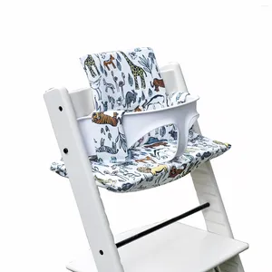 Stuhlabdeckungen Anpassen Stokke Tripp Trapp Dining Accessoires Baby Mahlzeit Ersatzpolster Baumwolle oder wasserdichte Essgefühle Ruhe