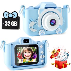 Toys KDIS Toys Digital Camera Toys for Girls Boys 1080p HD Screen Music Playback Gaming da 2 pollici per bambini Gift COMMERCIALE 240327