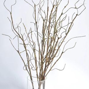 Decorative Flowers Artificial Dry Tree Branch Foliage Plant Deadwood Crafts Decor Wedding Ornament Simulation Withered Rattan Decorate Real