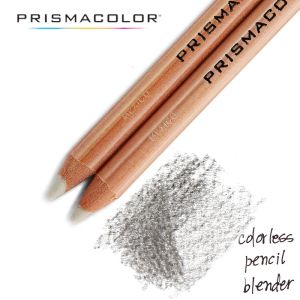 Lápis Prismacolor Premier Blender Letish PC1077 Cores de pele brancas pretas Bordas e suavizando as bordas da arte de lápis colorida