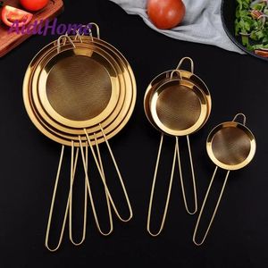 Baking Tools Stainless Steel Soy Milk Strainer Flour Oil Sieve Lattice Bevelled Twill Kitchen Tool Cake Making Accessories